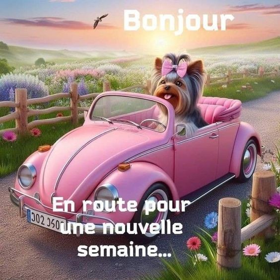 ♥♫♥☼♥ BONNE SEMAINE c'est parti ...(carte virtuelle)