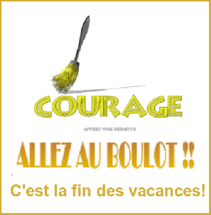 ⛱⛱⛱ C'est la fin des vacances!