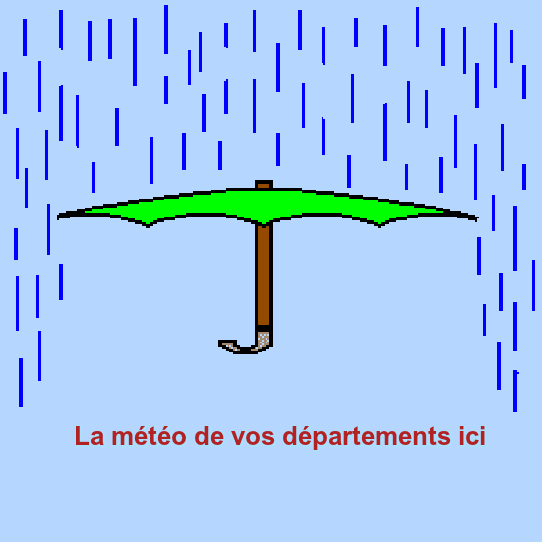 La météo de vos départements ici