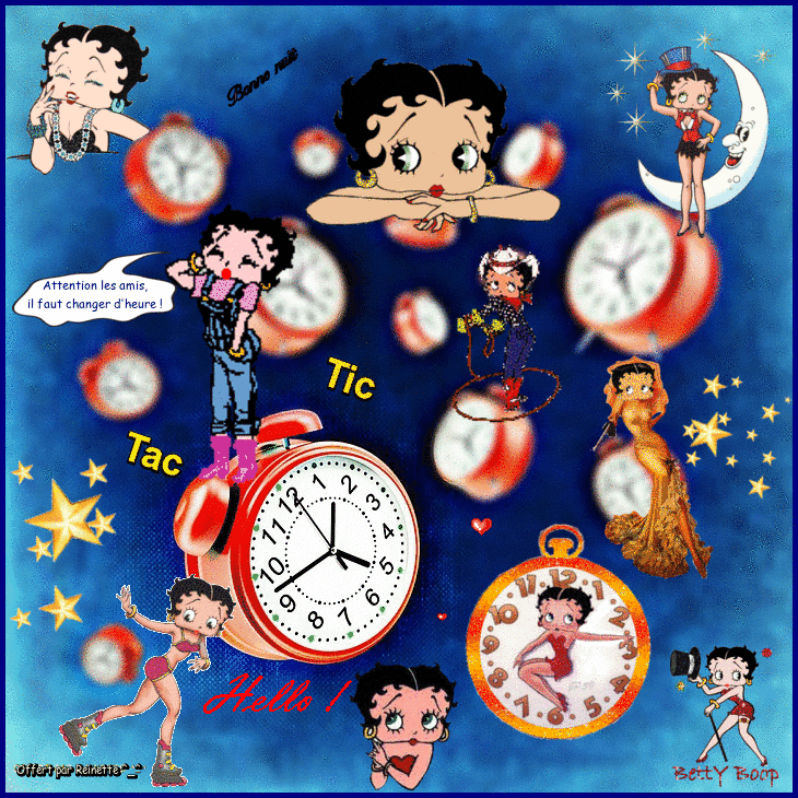 Résultat de recherche d'images pour "gifs betty boop heure d été"