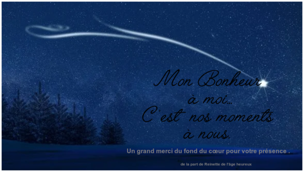 ️ KDO POUR TOUS OFFERT (mon bonheur à moi...)