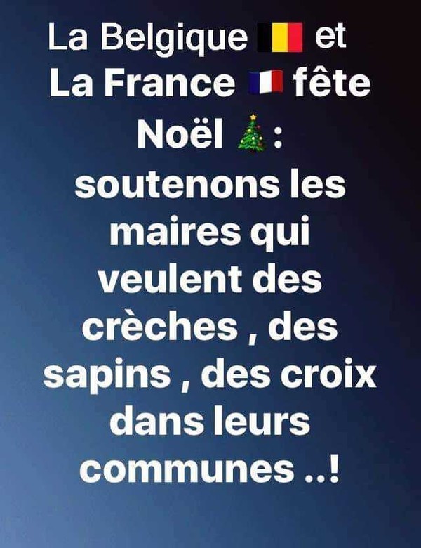 soutien AUX MAIRES (crèche,sapin NOEL)